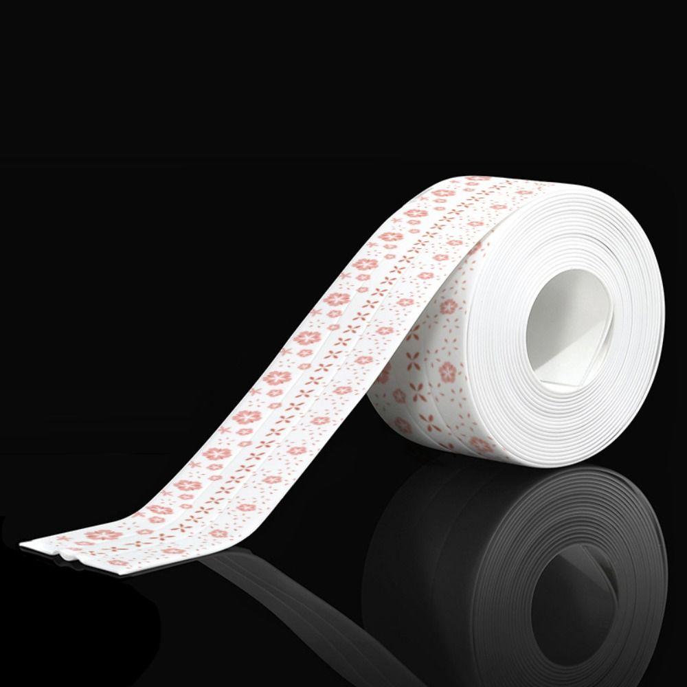 Self Adhesive Caulk Tape Mildew-proof Sealing Tape Professional Shower Tile Sealer  Household