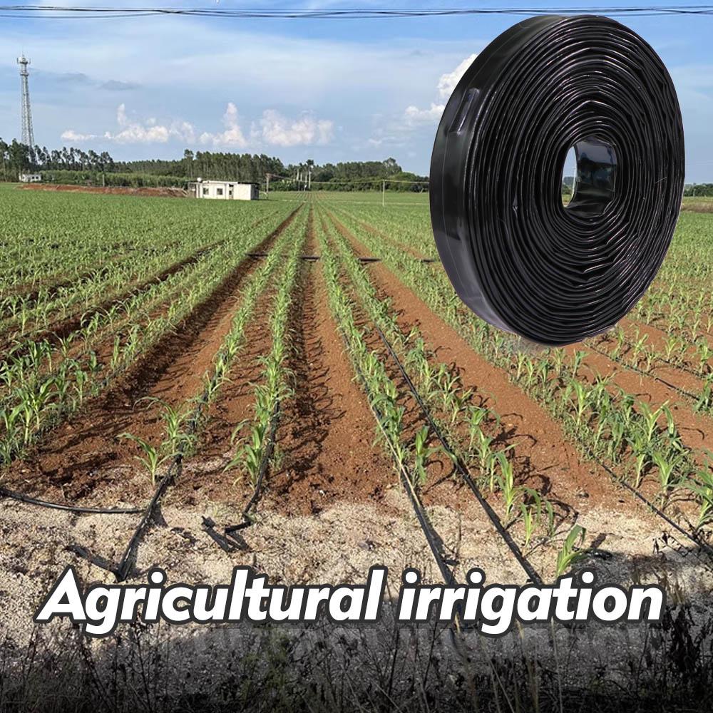 100m Drip Tape 16mm PE Hose Spacing 10-30cm Garden Greenhouse Orchard Watering Farm Agricultural Irrigation Soaker Hose Dripper