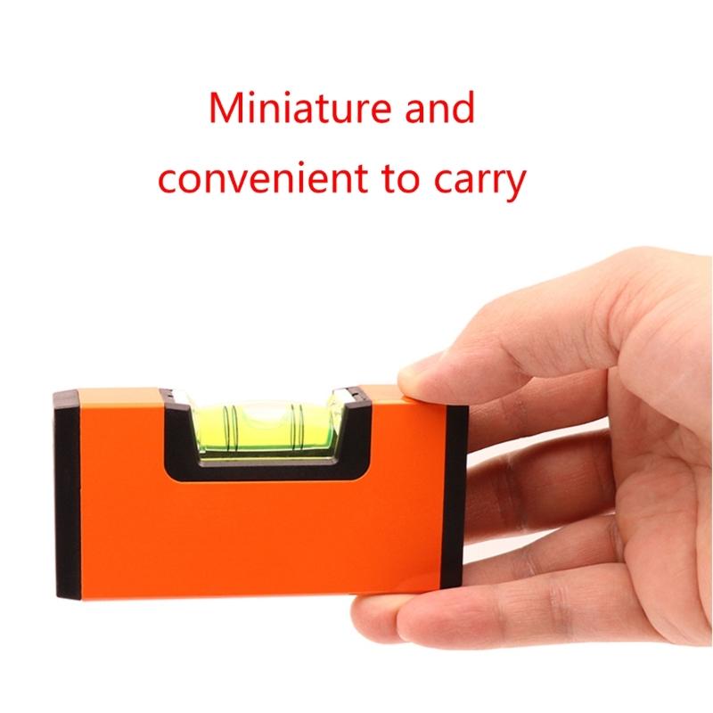 Small Pocket Level Tool Metal Pocket Spirit Level Bubble Level 10cm