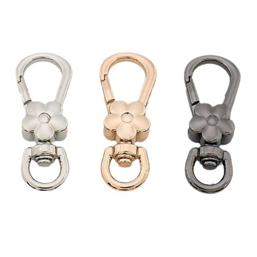 

Flower Shape Screw Buckle Detachable Snap Hook New Bags Strap Buckles Handbag