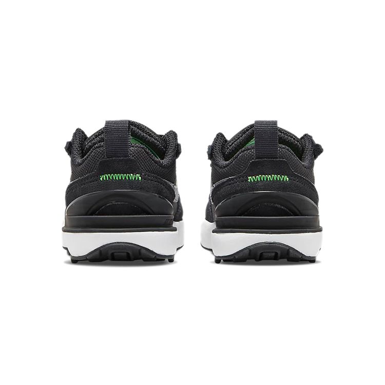 Nike Waffle One Non-Slip Shock Absorbing Breathable Lightweight Low-Top Walking Shoes Baby Shoes Black Green DC0479-004