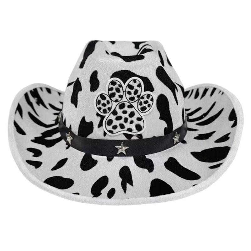 

Comfortable Western Cowboy Cap for Boys and Girls with Stud Detail and Breathable Fabric for Daily Wear and Theme Party