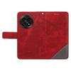 For OnePlus 13 Leather Case Geometric Line Design Wallet Phone Cover with Wrist Strap