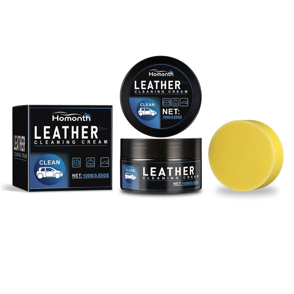 

Homonth Premium Leather Care Cream For Automotive Seats Deep Cleaning And Restoration
