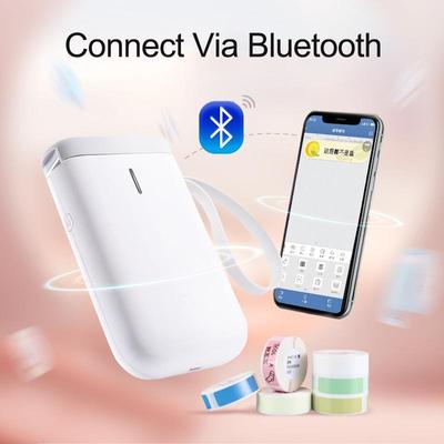 Mini Label Printer Portable Mini Label Maker DIY Name ID Price Tag Label Paper Bluetooth Label Printer Teacher Student HomeThermal Printer