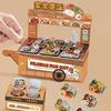 3D Mini Fast Food Model Toy DIY Simulation Food Toys Pretend Play Kitchen Toys  Doll House Kitchen
