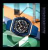 CURREN 8443 Wasserdichte Herren-Quarz-Multifunktionsuhr mit Sechs-Zeiger-Design und Tonnenform