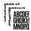 3-inch Letter Sticker DIY English Decorative Mailbox Car Pull Flag Waterproof Creative Digital Letter Sticker