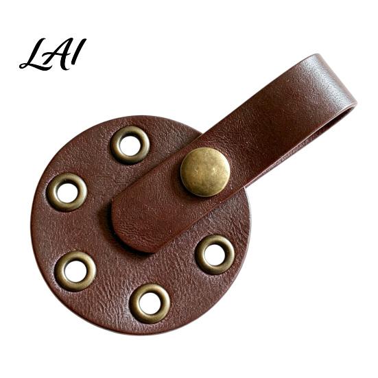 Knitting Accessories Faux Leather Yarn Divider 5 Holes Organizer Portable Guide Round Wool Splitter Separator Crocheting Tool