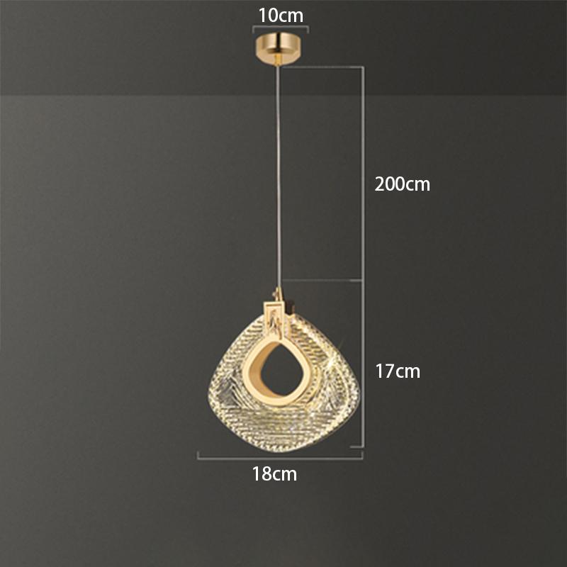 Nordic LED Pendant Lights Indoor Lighting Luxurious Hanging Lamp Home Living Room Decoration Dining Tables Bedside Aisle Light