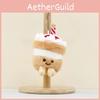 Candle Cake Cute Keychain Cartoon Girl Kids Backpack Decorative Doll Pendant