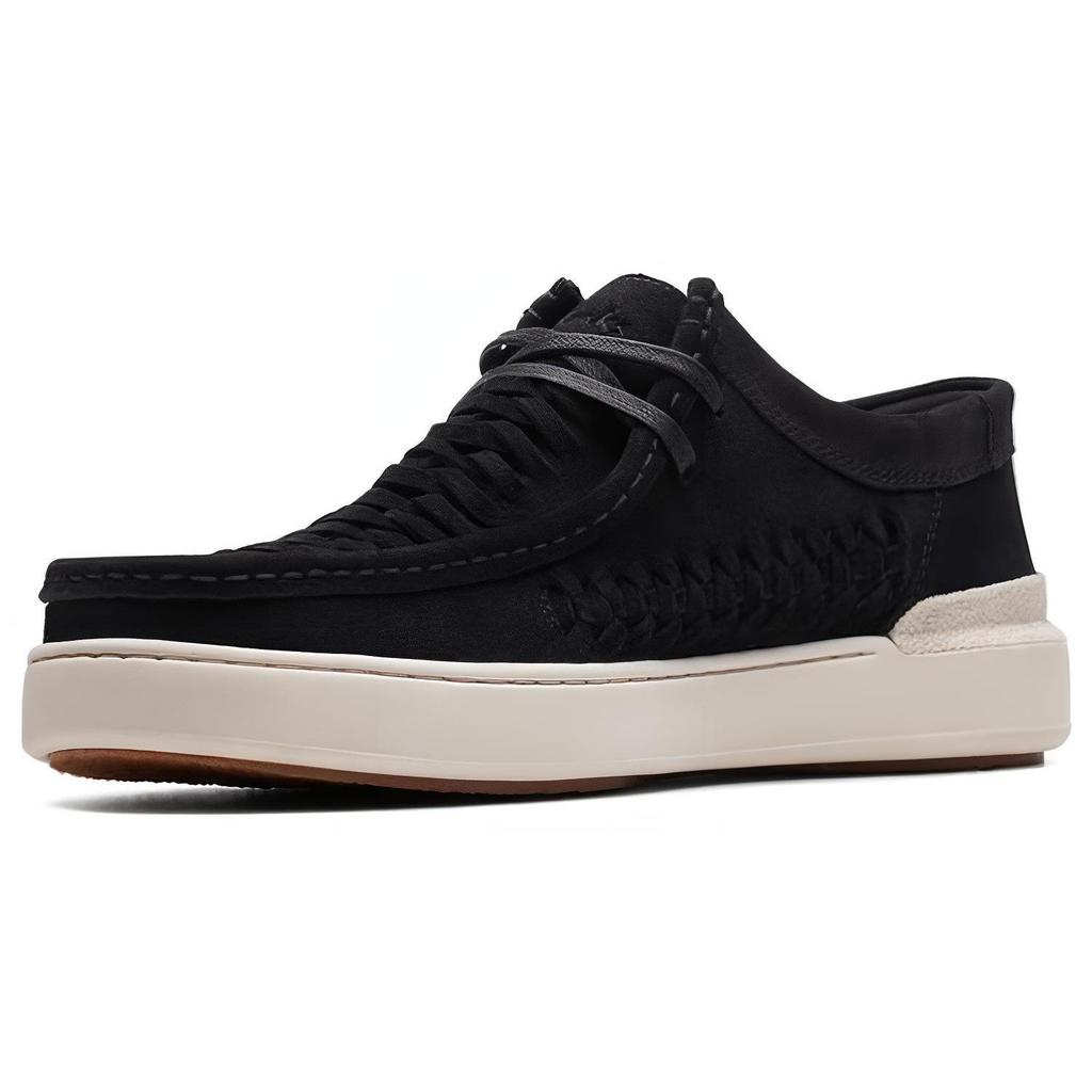 Clarks Suede Retro Low-Top Sneakers Men sneakers Black 261724497