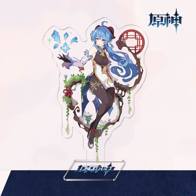 Anime Sexy Genshin Impact Figure Kaedehara Kazuha Kamisato Ayaka Xiao Hutao Acrylic Stand Model Plate Desk Decor Cosplay