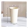 Secchio Fiori Ferro Manici Doppi Vaso Metallo Fiori Secchi Manico Doppio per Matrimonio 20CM