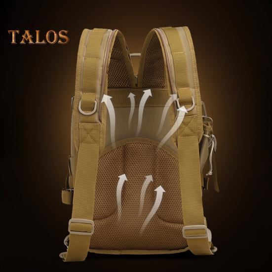 Fishing Backpack Large Capacity Waterproof Oxford Cloth Multi-pockets Outdoor Travel Camping Hiking Hunting Fishing Gear Accessories Storage Bag