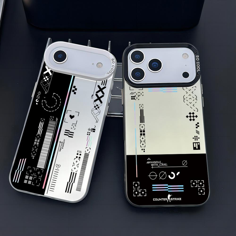 Moda Calda Gioco CS Clear GO Custodia per Telefono Per iPhone 17 16e 16 15 14 13 12 11 mini Pro Max X XR Air Plus Anti Caduta Copertura Opaca