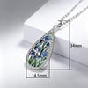 Yanbai Floral Enamel Pendant Necklace: European & American Pastoral Style, Handmade for Birthday Parties & Banquets