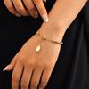 Vnox Stainless Steel Rosary Bracelet With Virgin Mary Bar, Beads Chain Cross Bracelets For Women, Prayer Faith Jewelry Gift