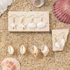 Beach Resort Style Faux Shell Fake Starfish Pendant Earrings Ladies Personalized Bohemian Holiday Party Accessories Gifts
