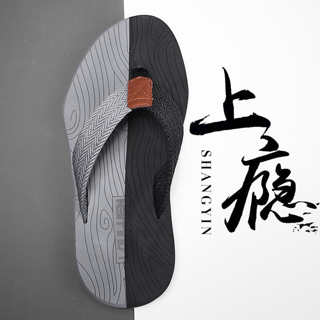 2025 Men Slippers Summer Flip Flops Brand Fashion Outdoor Comfortable Casual Slides Shoes Non-slip Beach Sandals 6 Color