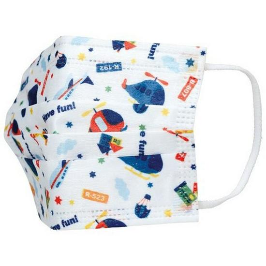 Japanese Skater Kids Cartoon Dustproof Mask, Ages 4-8, Three-Layer Non-Woven