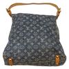 LOUIS VUITTON 2005 M95048 Monogram Denim Baggy GM Handbag blueUsed