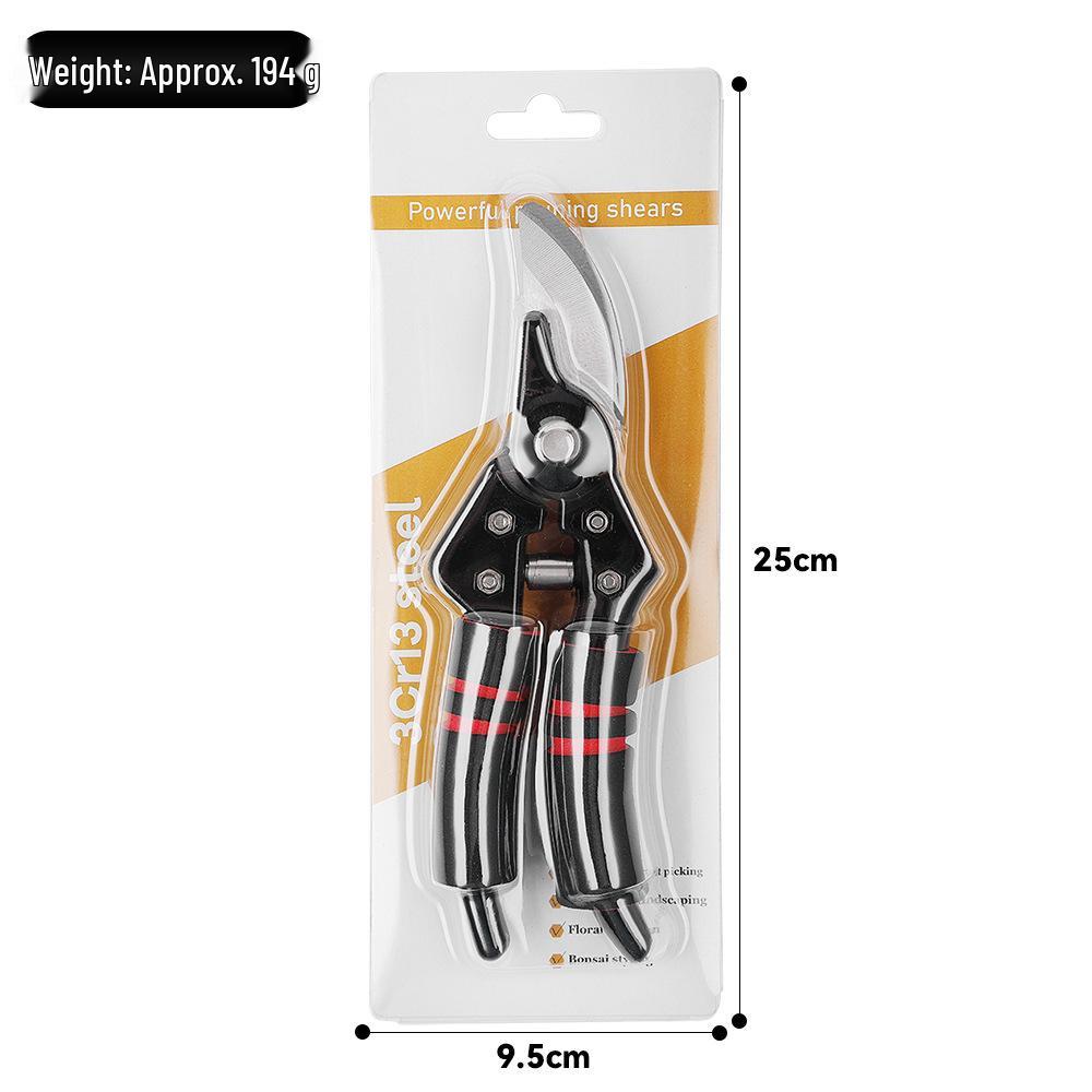Heavy-Duty Stainless Steel Labor-Saving Pruning Shears for Garden and Bonsai, Multi-Functional Power Shears for Thick Branches