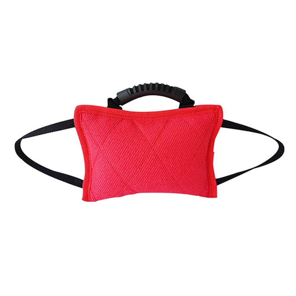 

Прочная подушка для дрессировки собак с твиловым джутом и палкой для прикуса 26x20x8 cm