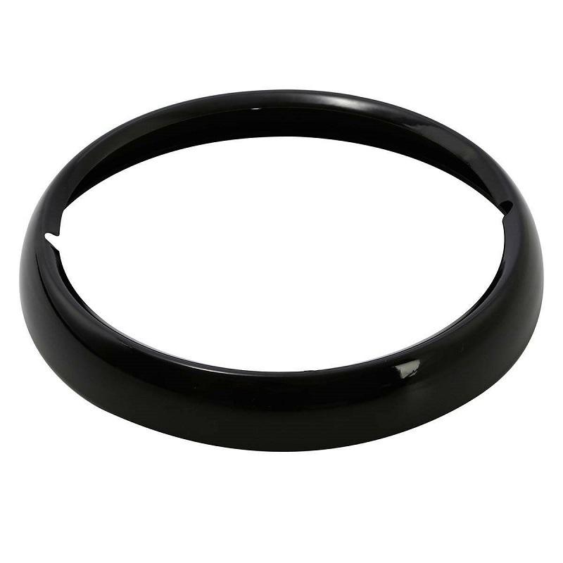 Motorcycle 7 Inch Headlights Trim Ring Chrome Black Round Headlamp Housing Accessories Fit For Harley Davidson Touring Road King