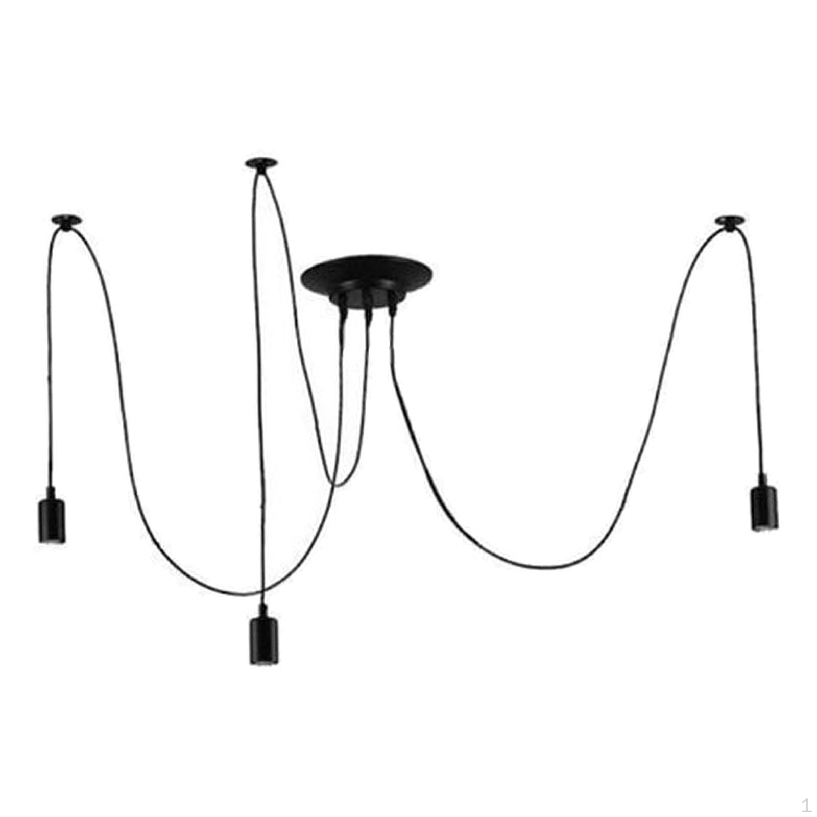 Creative Wrought Iron Chandelier, Chandelier Pendant Lamp, Kids Bedroom, Bedside Table, Living Room, 3-Head