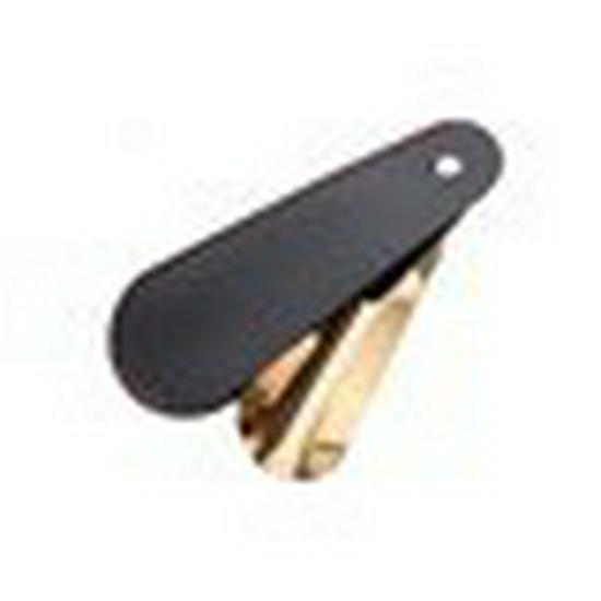 PU Leather Stainless Steel Shoehorn and Shoe Lifter