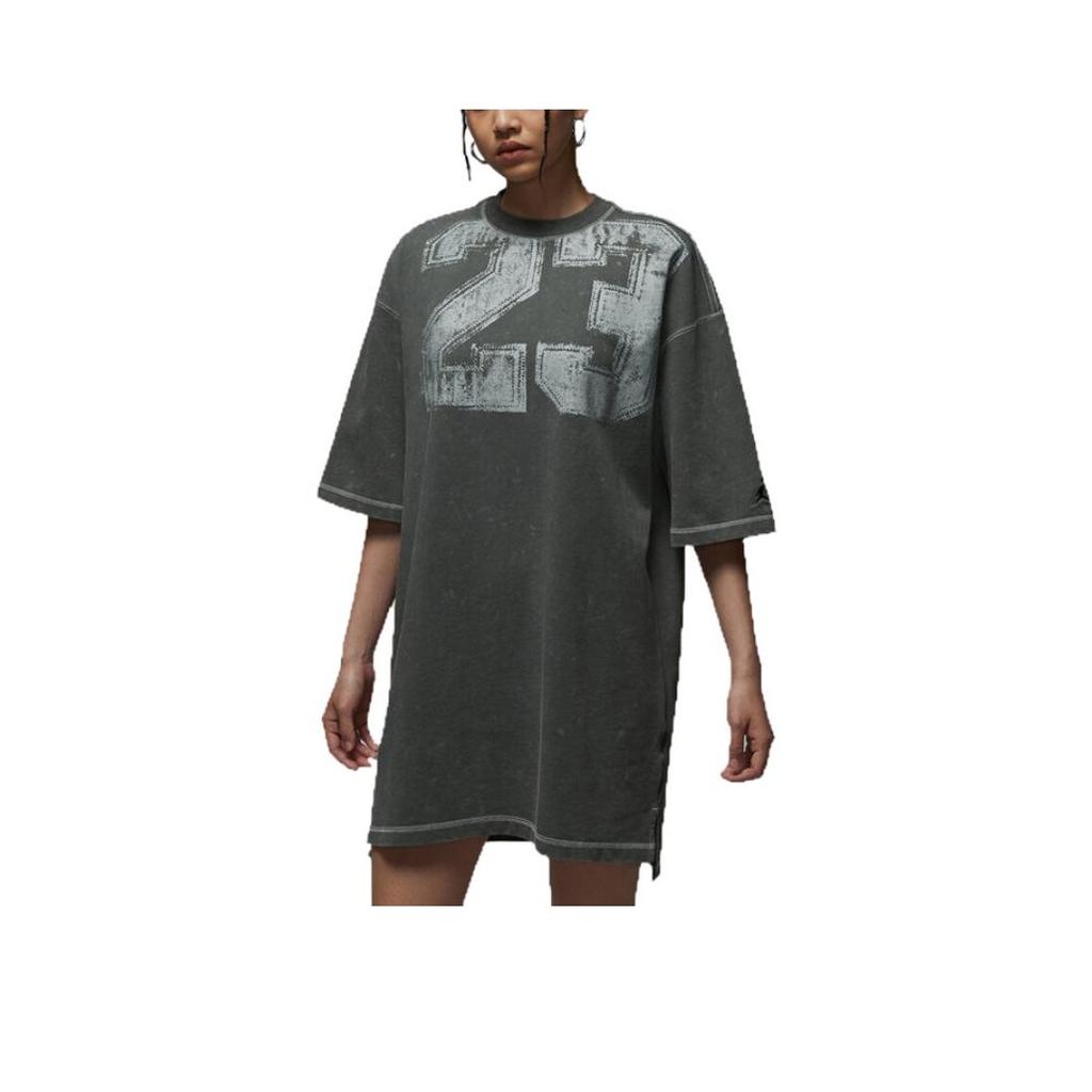 Jordan Flt As W J Ss Tričko Módní Pohodlné Měkké Šetrné k pokožce Krátký rukáv Šaty Dámské topy HQ9197-068