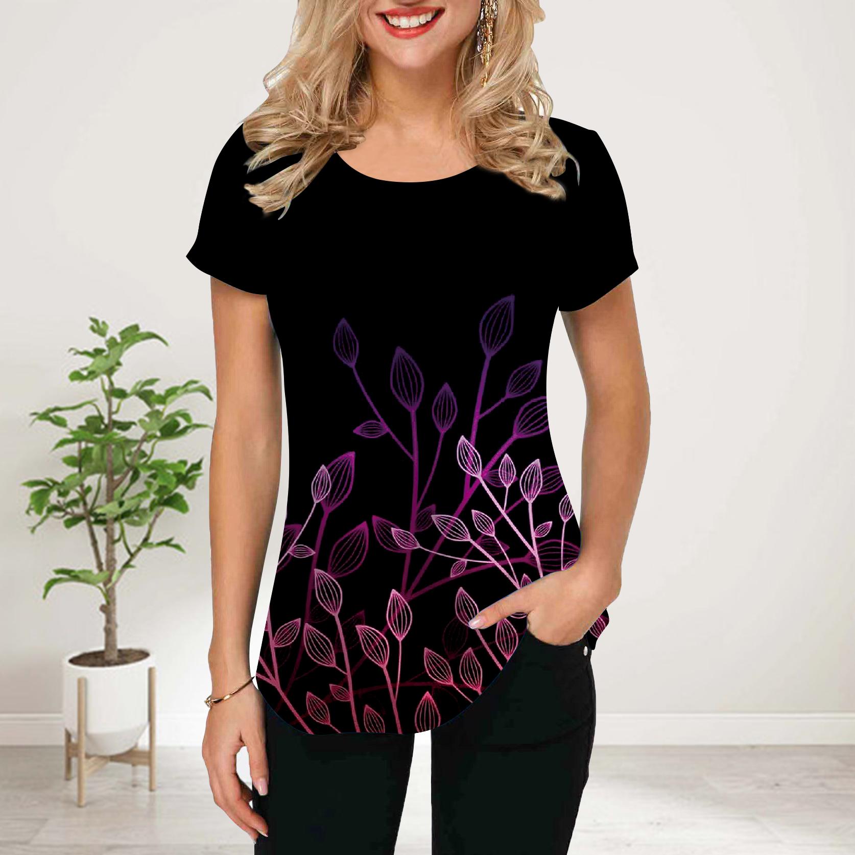 Женская летняя футболка с принтом одуванчика — фото 3