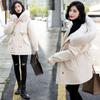 Autumn and Winter Parka Mid To Long Down Coat, Cotton Jacket Adding Velvet and Thickening Cotton Coat, Warm and Casual Cotton Jacket