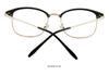 Trendy Unisex Blue Light Blocking Eyeglasses with Retro Design & Prescription Lenses