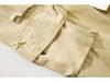 Stone Washed Casual European & American Four-Pocket Loose Solid Color Overalls
