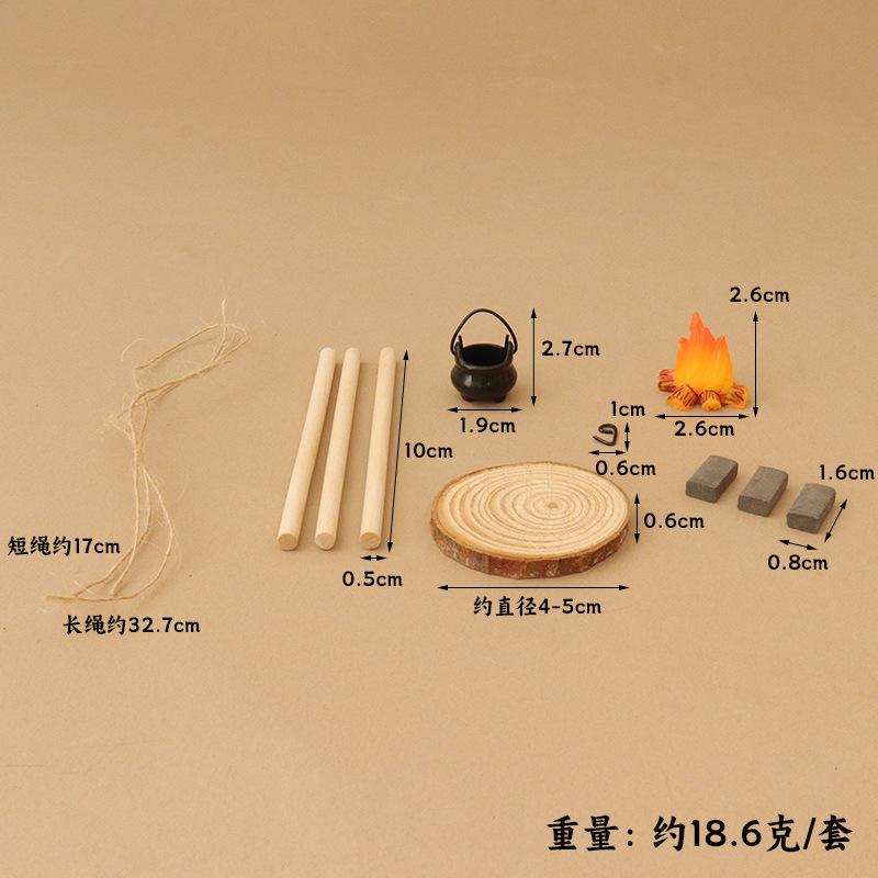 Doll House Simulation Mini Match Miniature Ceiling Furnace Model Ornaments Outdoor Scene Diy Handmade Decoration Accessories