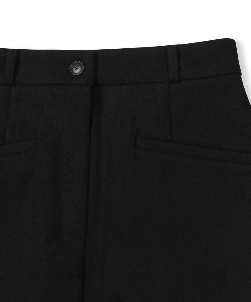 Jun By Jun K Herringbone H-Line Skirt_Black