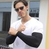 Anti-scottature manica elastica uomo donna Cool Muff taglie forti sport all'aria aperta protezione solare ciclismo manica blocco UV manica senza dita