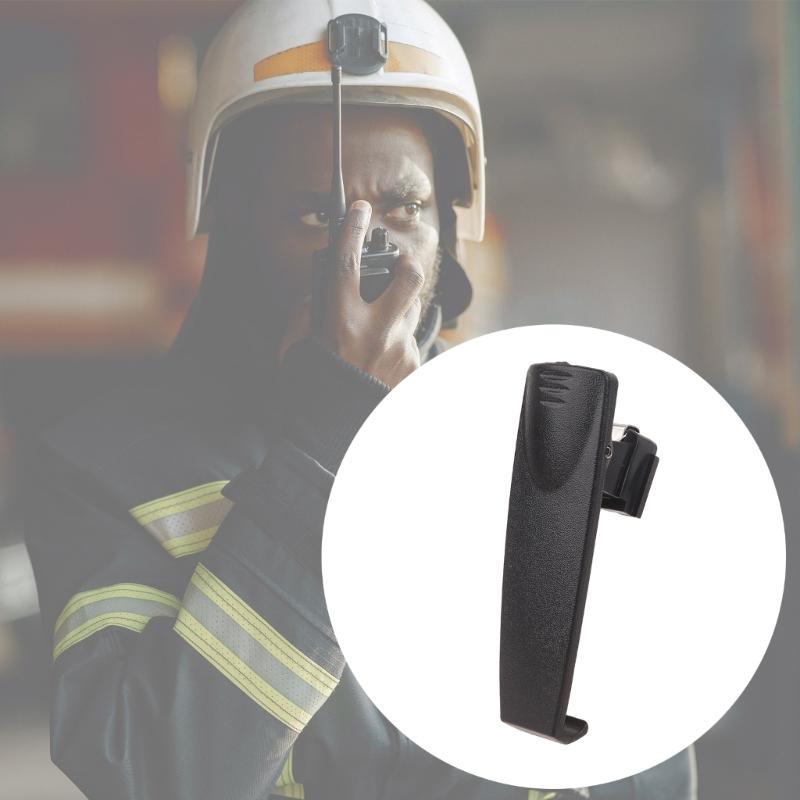 Portable Walkie Talkie Belt Clips, Black Plastic Clamp Clip for  STP8000 STP8038 STP8035 STP8040 STP9000