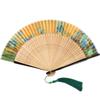296 Chinese Style Cut Out Folding Fan 7-Inch Women's Fan Summer Catwalk Folding Fan Chinese Ancient Style Ancient Chinese Clothing Dance Fan Portable
