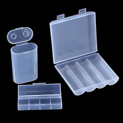21700 Piller İçin 1/3 Adet Düşme Önleyici Koruma Kutusu PP Plastik Saklama Kutusu 1/2/4/8 Bölmeli Evrensel Pil Düzenleyici