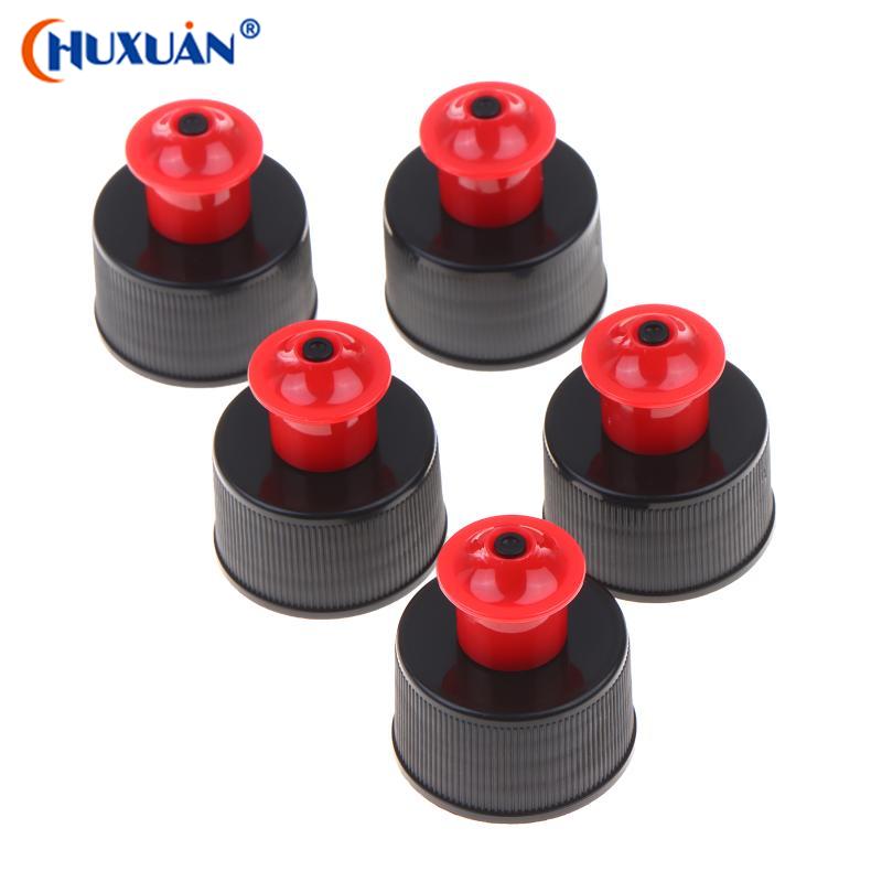 [Q]28mm Car Care Wax/Tire Shine Bottle Pull Top Caps Portable Liquid Dispenser Detailing Tools Dispensing Bottle Pull Cap