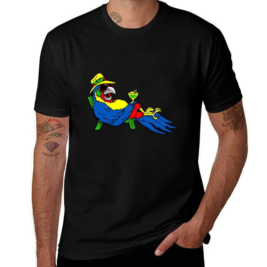 Parrot Nyelonjor Tshirt Street Fashion Casual Tee Shirt