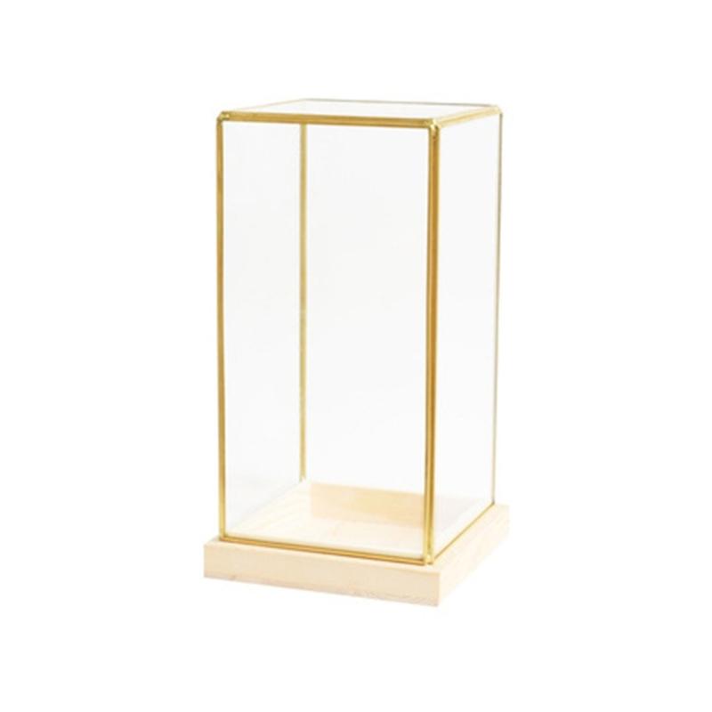 Samlarobjekt Glasmonter Monter för Samlarobjekt Displaylåda Dekorativt Hantverk för Hem och Kontor