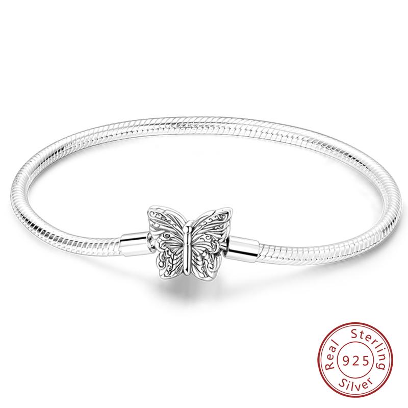 925 Silver Pumpkin Cart Tree of Life Heart Shaped Magic Eye Bracelets Fit DIY Charms Birthday Jewelry Gifts