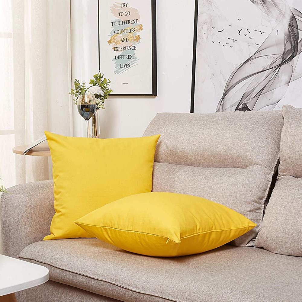 Cushion Cover Pillow Cover Linen Pillowcase for Sofa Living Room Outdoor 45*45cm Home Decor