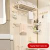Nashide MA-12 Space Aluminum Bathroom Towel Rack & Organizer