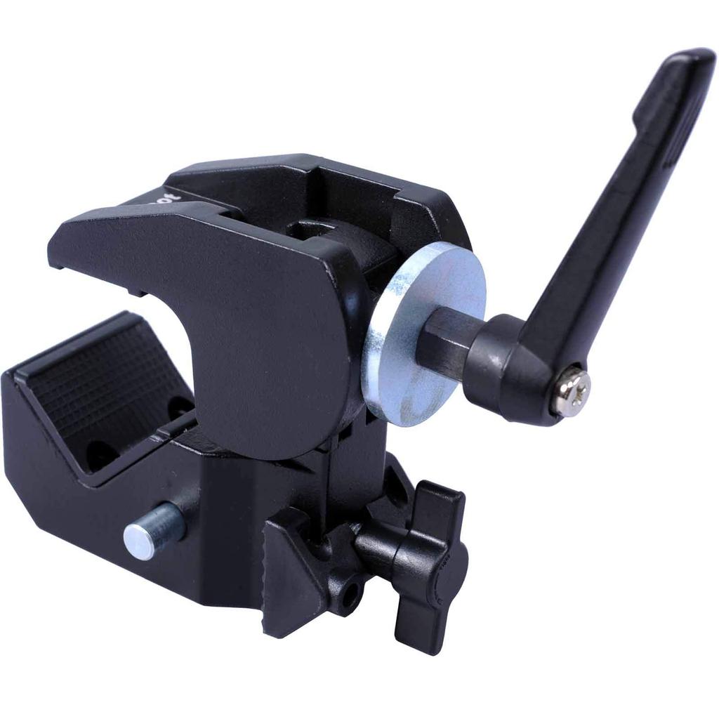 Super Strong Universal Metal Photography Camera Crab for 5cm Round Tube Tripod Light 3cm Thick Square Tube Desk Bookshelf Wooden Board Wood with M5