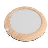 USB Wood Grain Cup Warmer Heat Beverage Mug Mat Office Tea Coffee Heater Pad